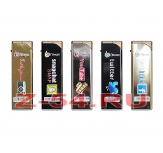 Турбо (ПАНДА 999-6 МЕТАЛЛ JET) Соцсети с откидной крышкой 1*25*40