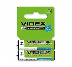 Батарейки Videx LR6/AA shrink card