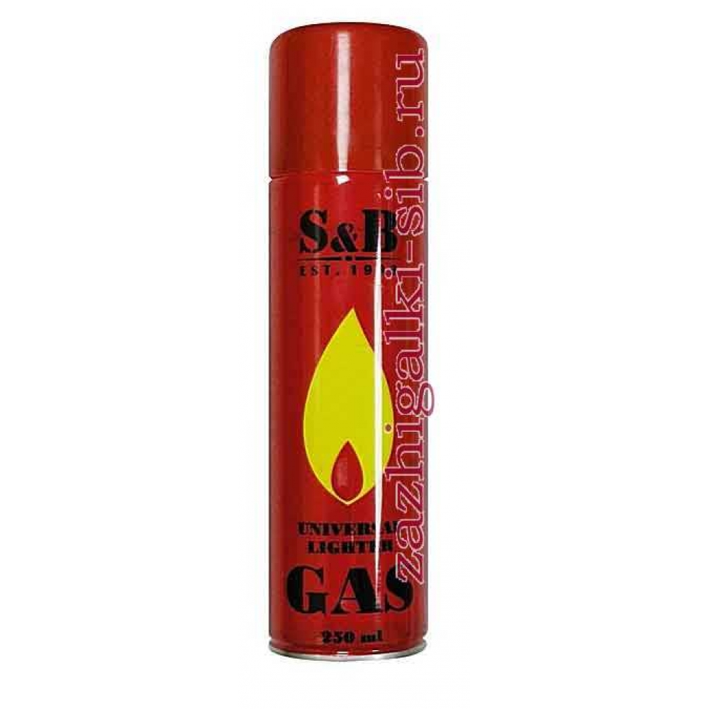 Газ для зажигалок S&B 250 мл с насадками0