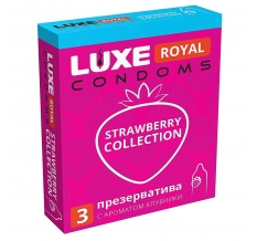 Презервативы LUXE ROYAL Strawberry collection 1*24