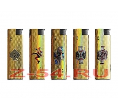 Турбо фонарик (Lion JL-905) МЕТАЛЛ Jet пламя Карты1*25*20