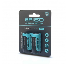 Батарейки EPILSO LR14 Alkaline блистер 2шт 1*12