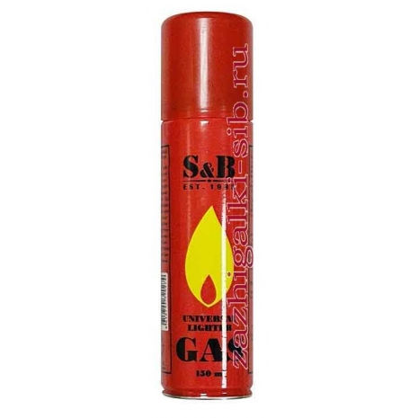 Газ для зажигалок S&B 150 мл с насадками0