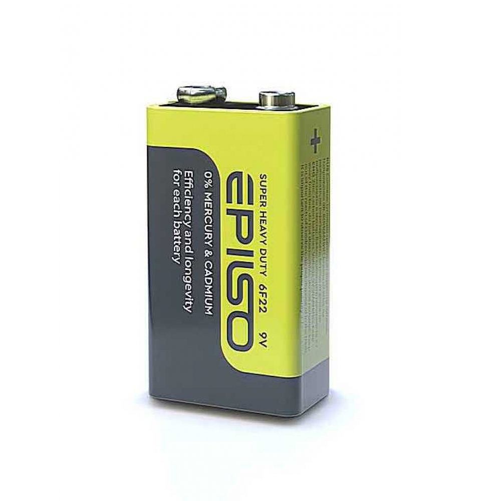 Батарейки  EPILSO 6F22 9V крона 1*240